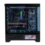 VALKYRIE VK03-M MATX 背插機箱 6.2吋輕觸式屏幕 - 黑色